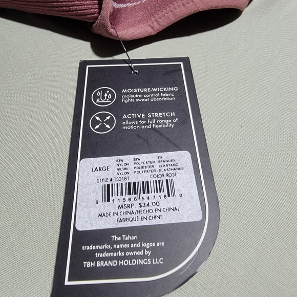 NEW Tahari Sport Sports Bra - Picture 5 of 5